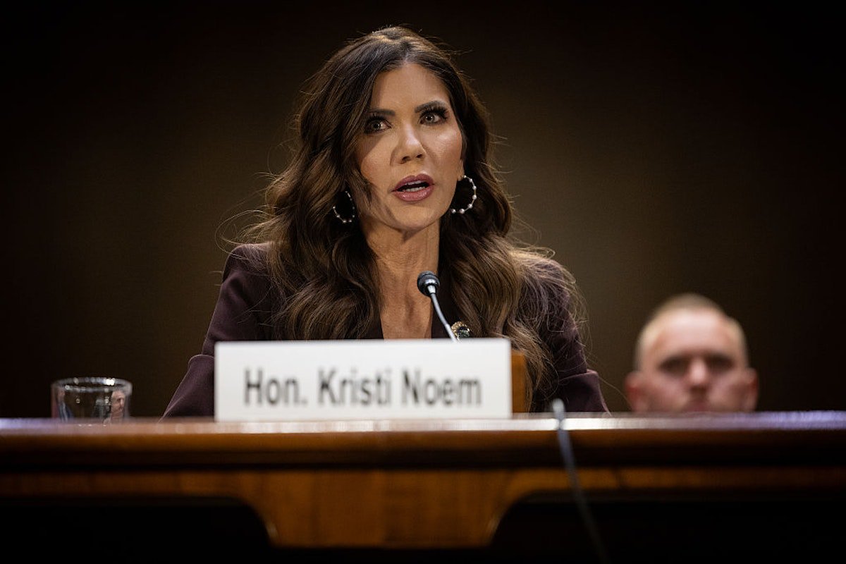 Noem Flails When Asked if She Had “Sexual Relations” With DHS Adviser