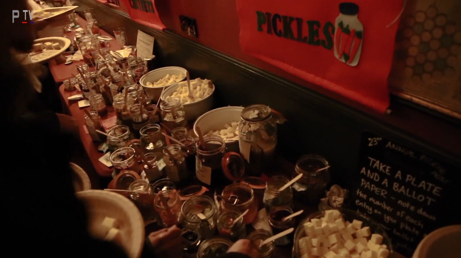 In London, 5-foot papier-mâché gherkins and 'frickles'