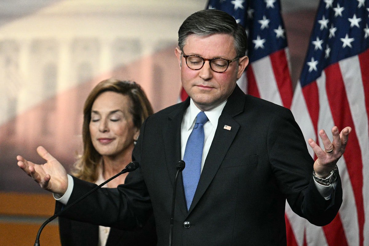 Mike Johnson Says Making Trump Obey Constitution on Iran Would Be Bad