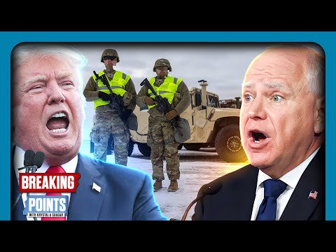 Trump Threatens 1500 Troops To MN As Walz Mobilizes National Guard