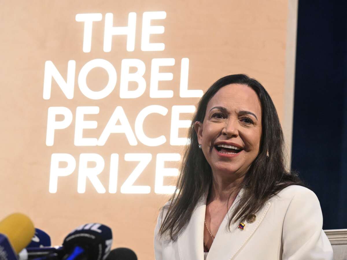 After Trump Snub, Machado Says She’d Share Nobel Peace Prize With Him