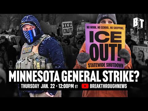 LIVE: Anti-ICE General Strike | Iran | Syria | Gaza Peace Board Scam