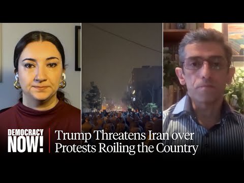 Iran Escalates Deadly Crackdown on Mass Protests as Trump Threatens to Launch Military Attack