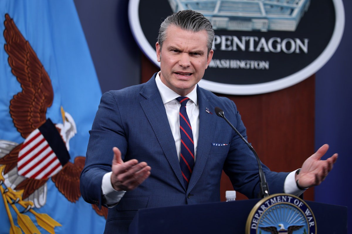 Pete Hegseth’s Crazed, Angry Tirades on Iran Give Dems a Big Opening