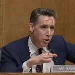 Josh Hawley Uses Anti-Trust Hearing to Do Some Anti-Trans Fear-Mongering