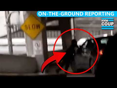 BREAKING: Pro-ICE Right Winger HITS SOMEONE With Car, SPEEDS OFF