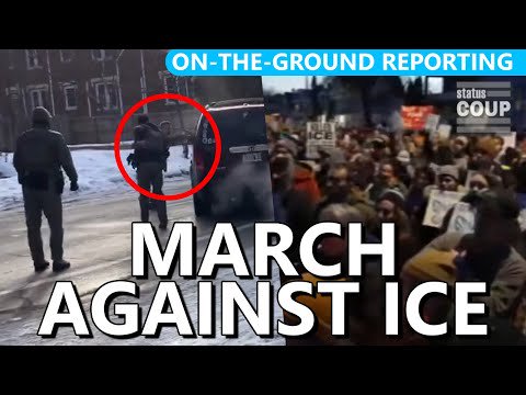 LIVE MARCH AFTER ICE KILLS Woman Driving Away | LIVE From Minneapolis