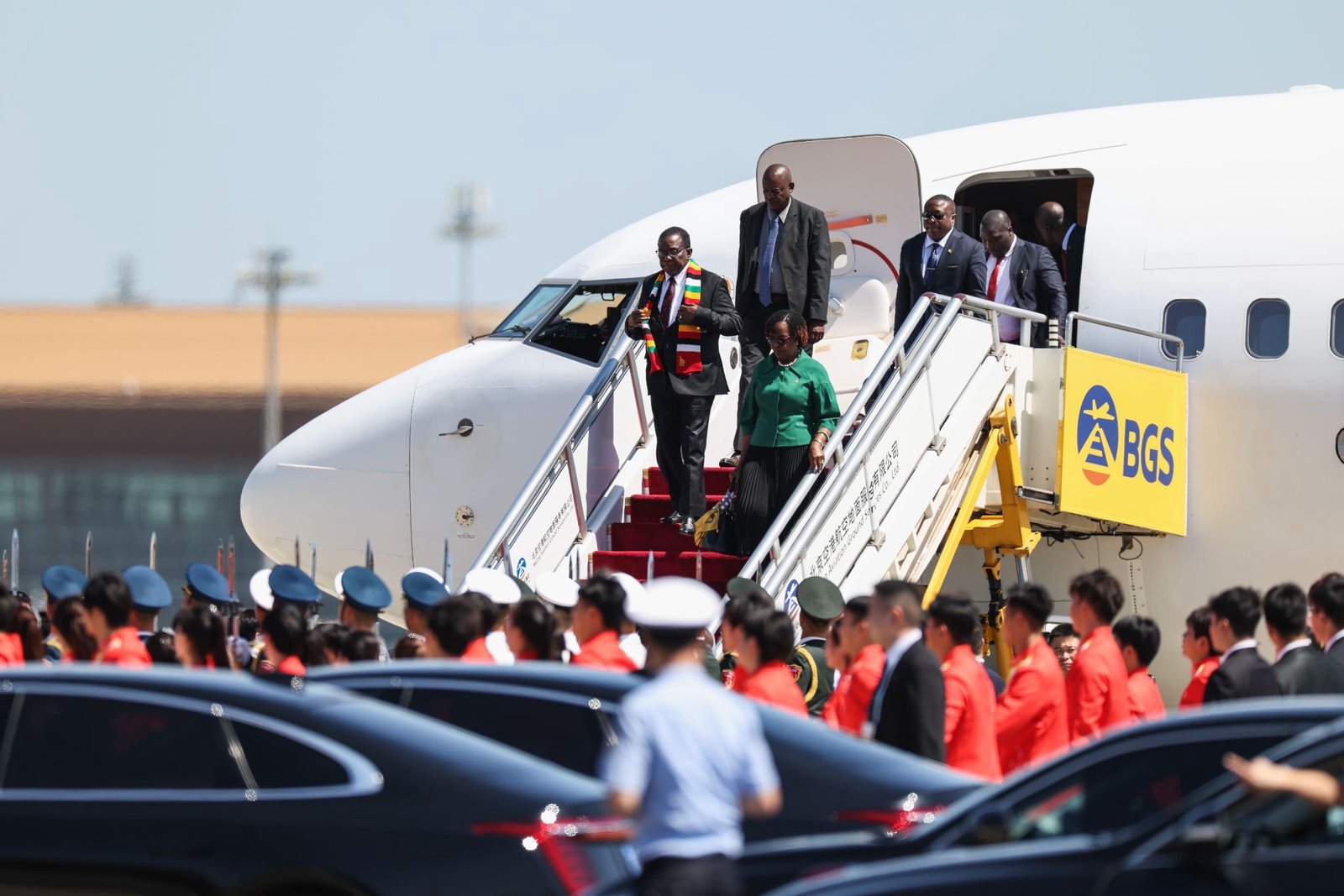 Congo Brazzaville, Zimbabwe presidents attend China's military parade