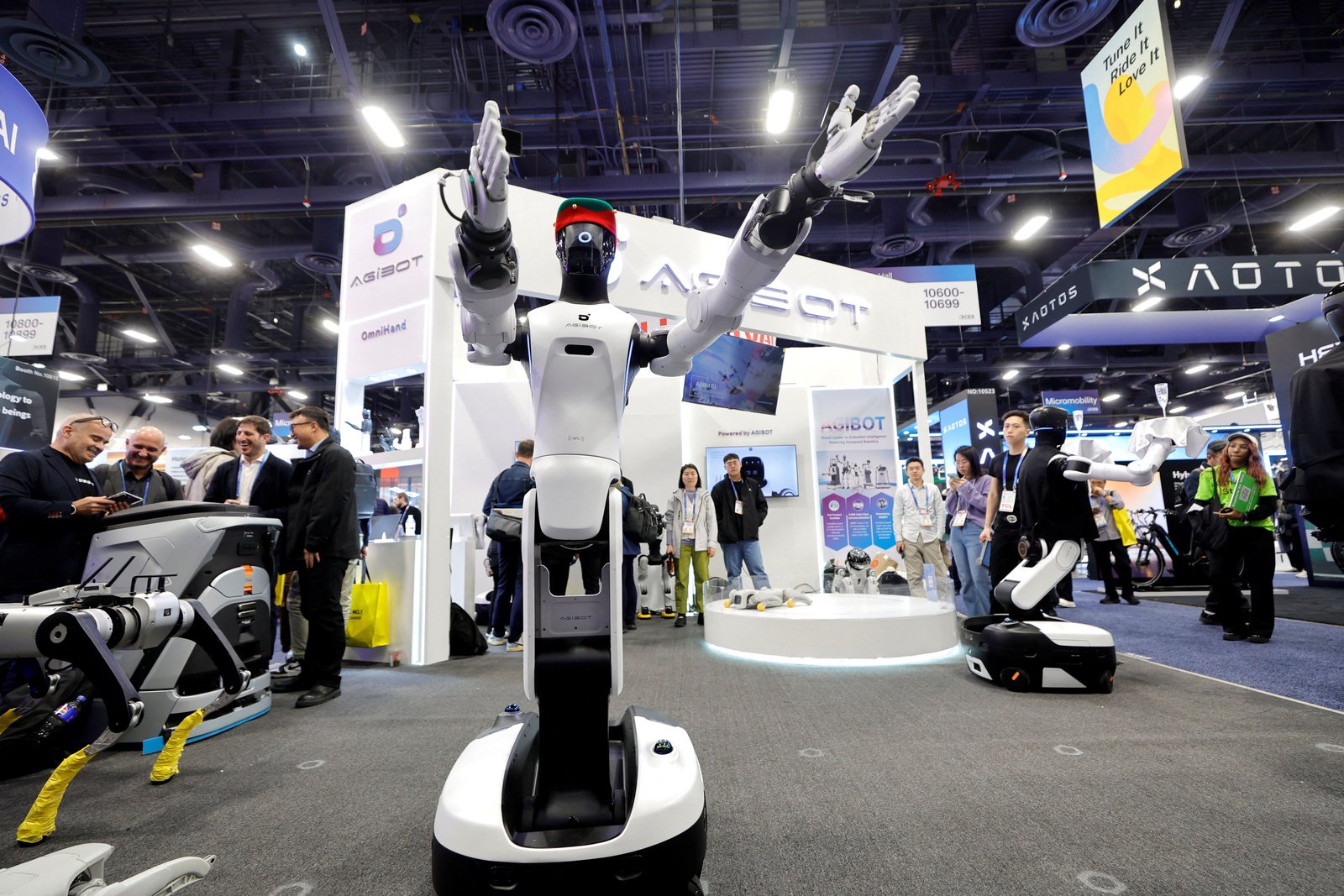 Chinese robots on display at CES