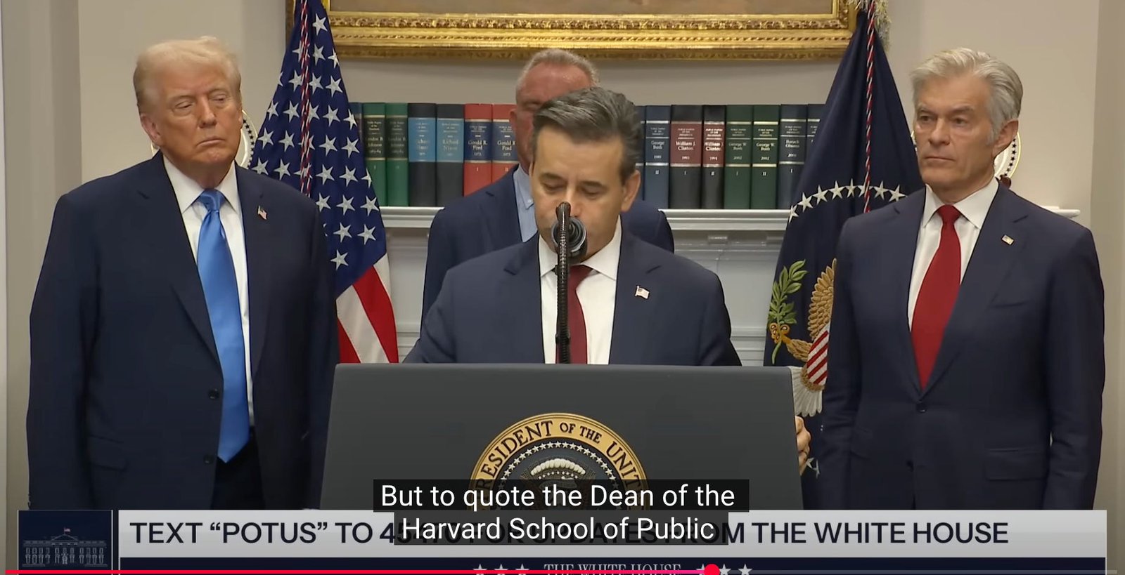 FDA Commissioner Flagrantly Misquoted Harvard Public Health Dean at White House Autism Event