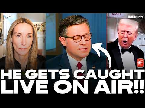 IHIP News: Mike Johnson Tries to COVER-UP Trump's CRIMES as Anchor CORRECTS HIM!