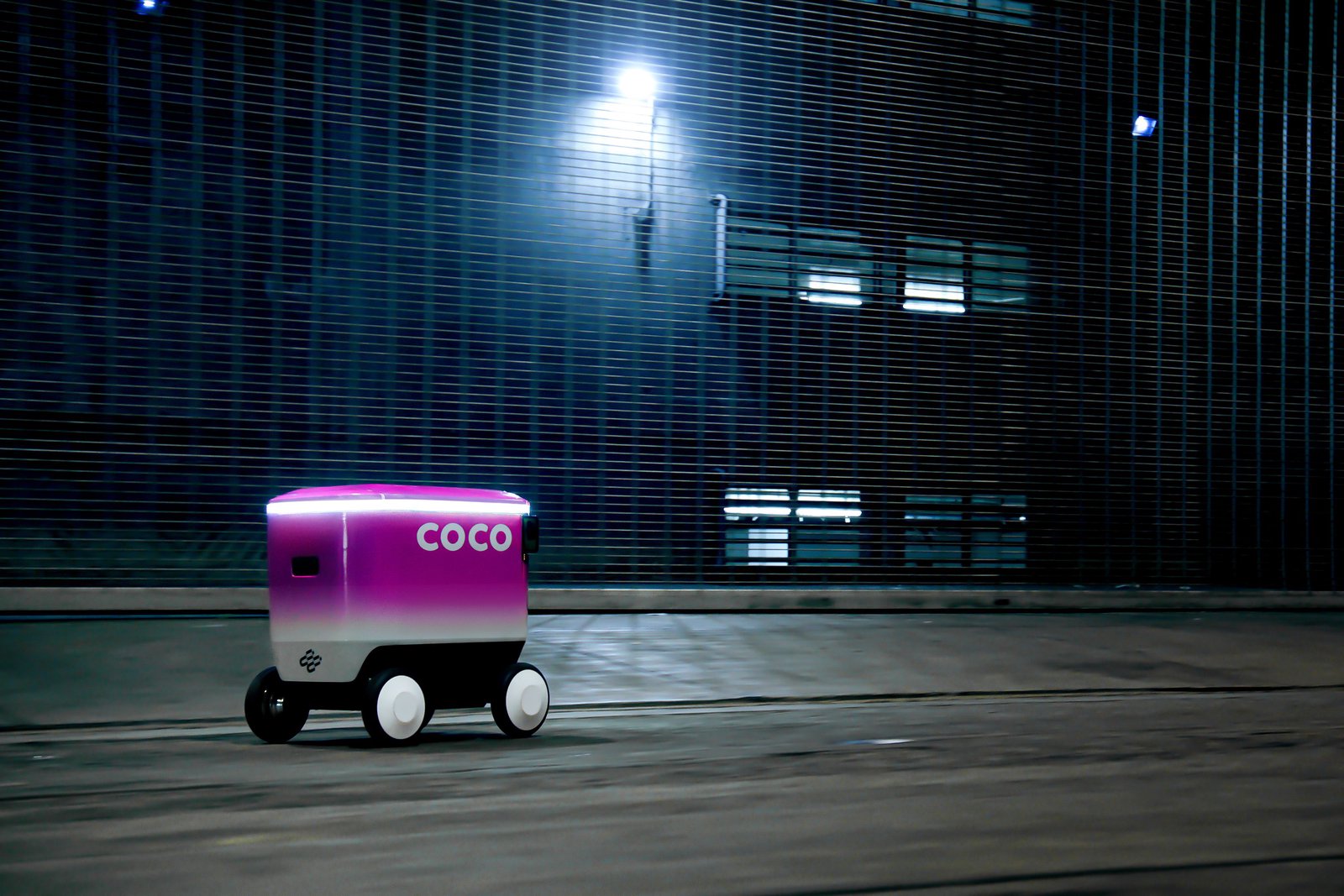 Coco’s new delivery robot is hitting the streets, literally, and without a human driver