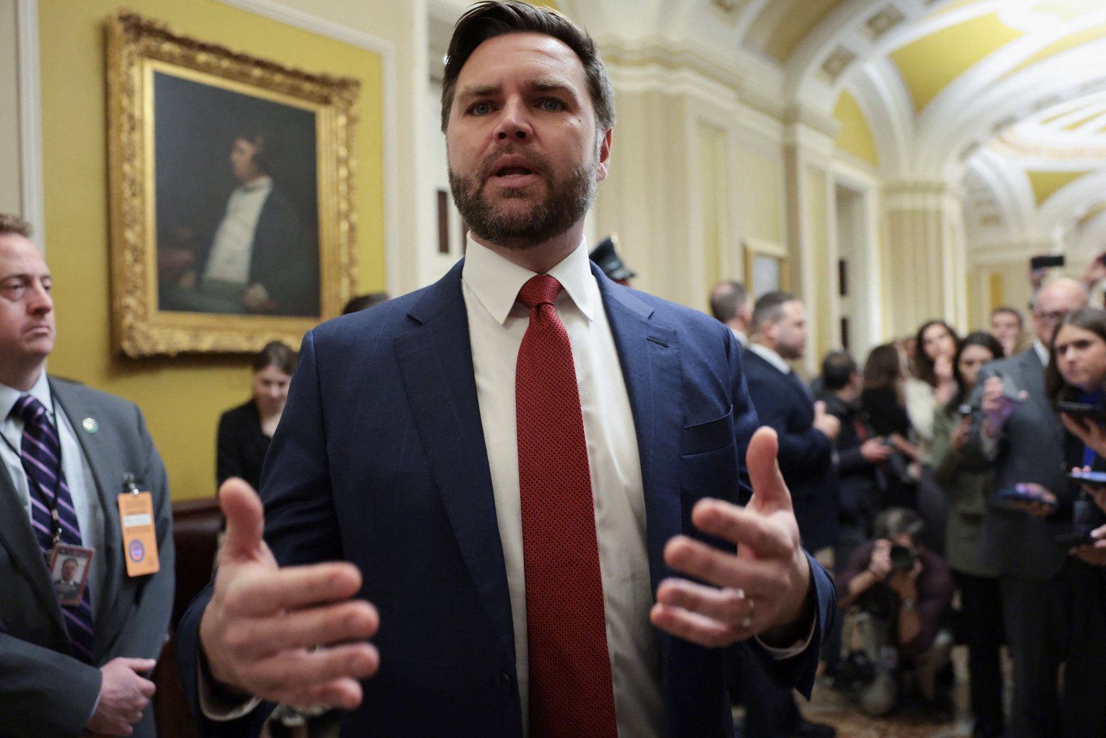 ‘You just threw the ranchers out’: Republicans vent to Vance about beef plan