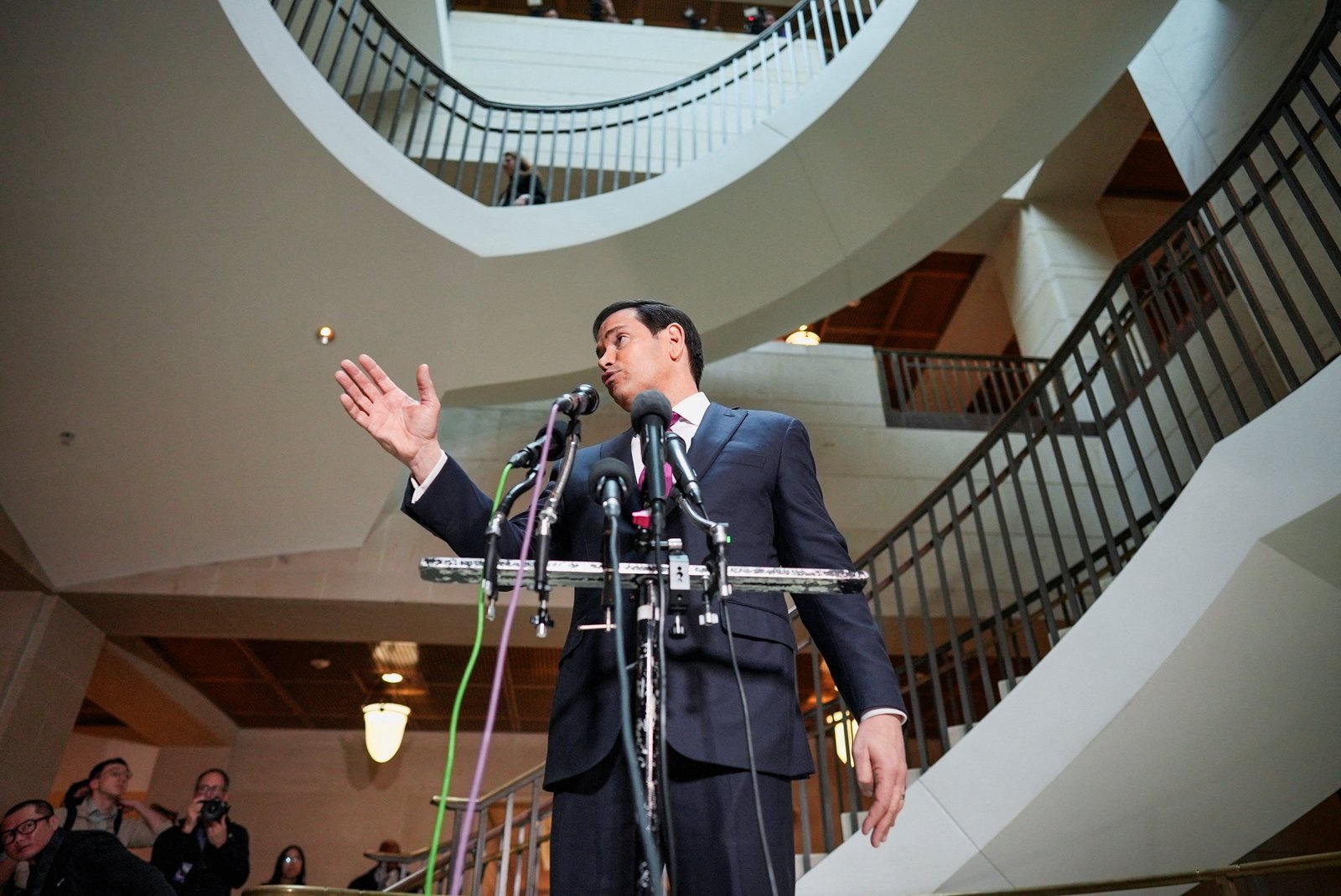 Trump officials face Iran questions