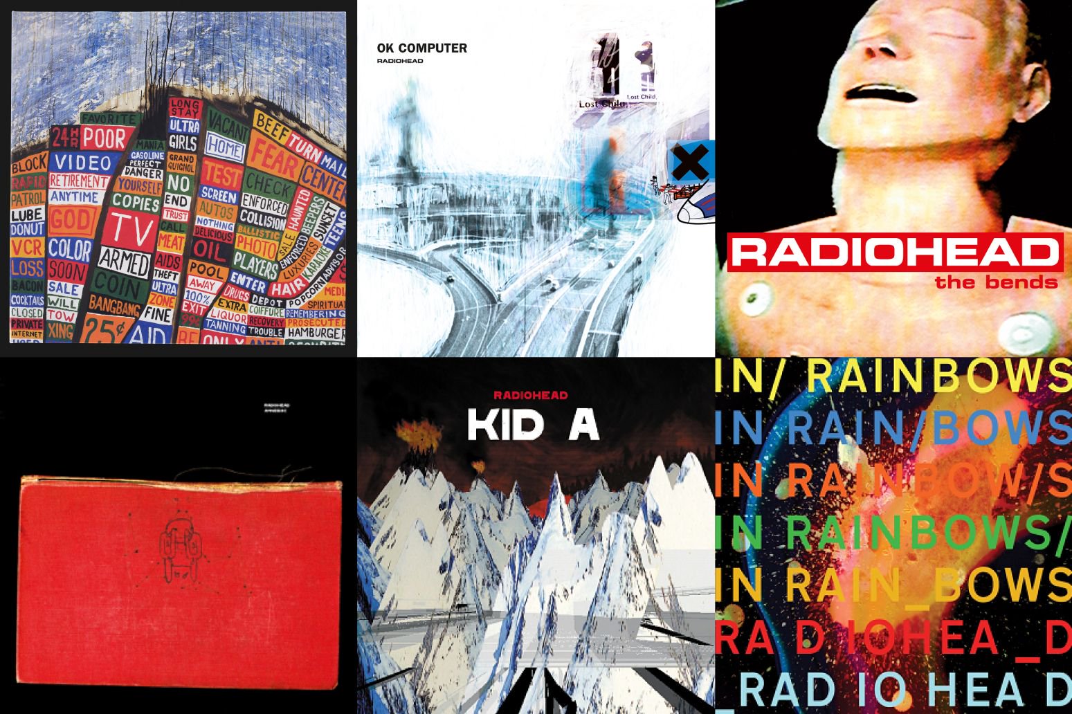 Radiohead album art gets museum treatment