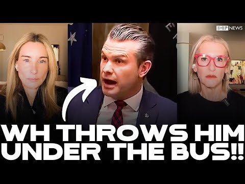 IHIP News: Pete Hegseth THROWN UNDER THE BUS By Trump and WH Over ILLEGAL Killings!
