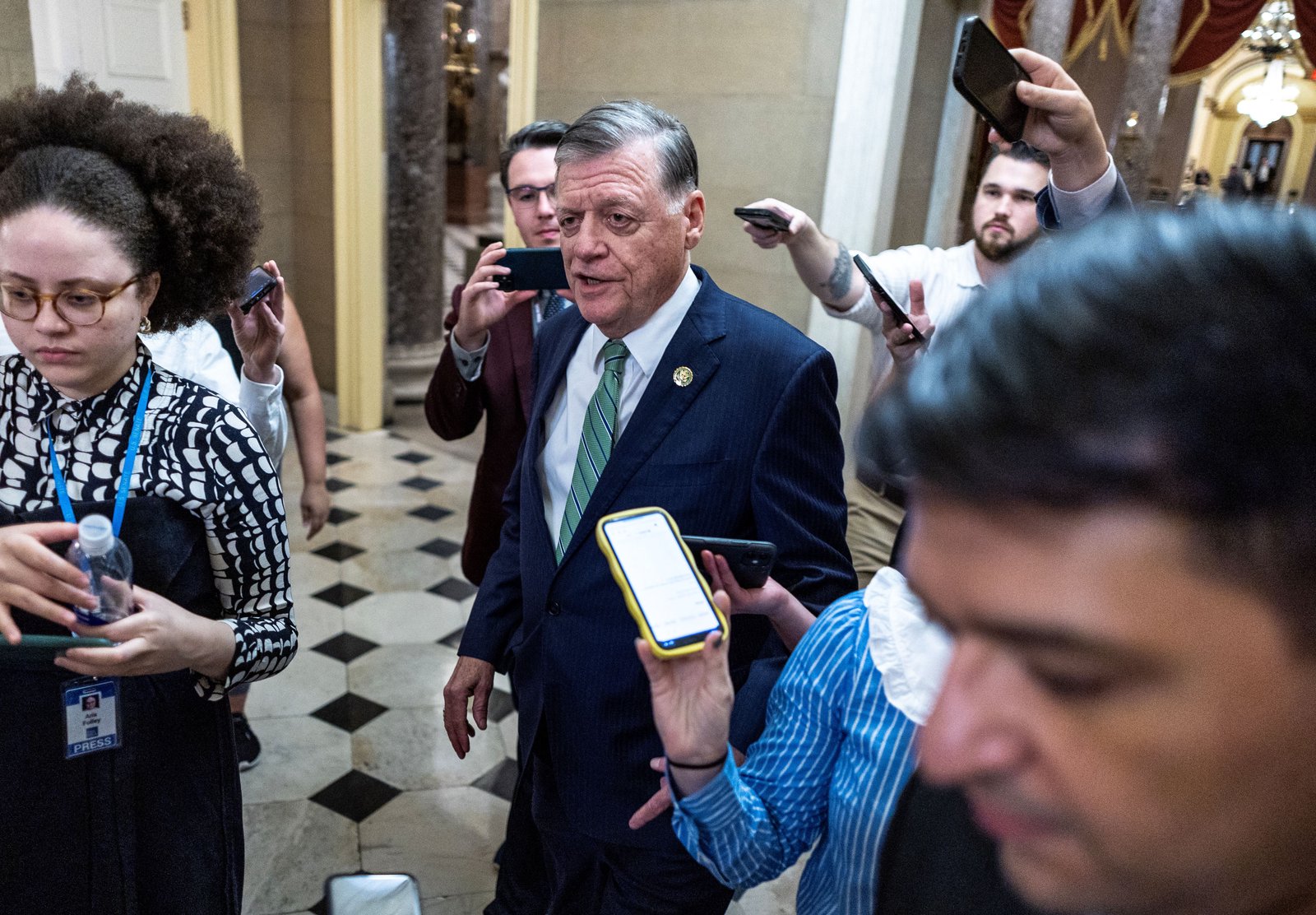 Stopgap spending bill stalls over security funding