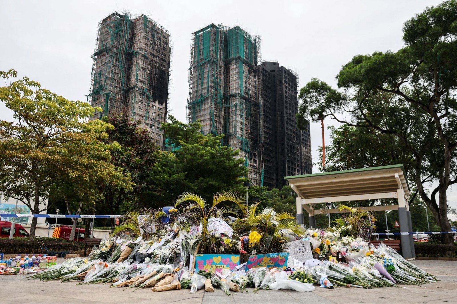 HK aims to quell public anger over deadly fire