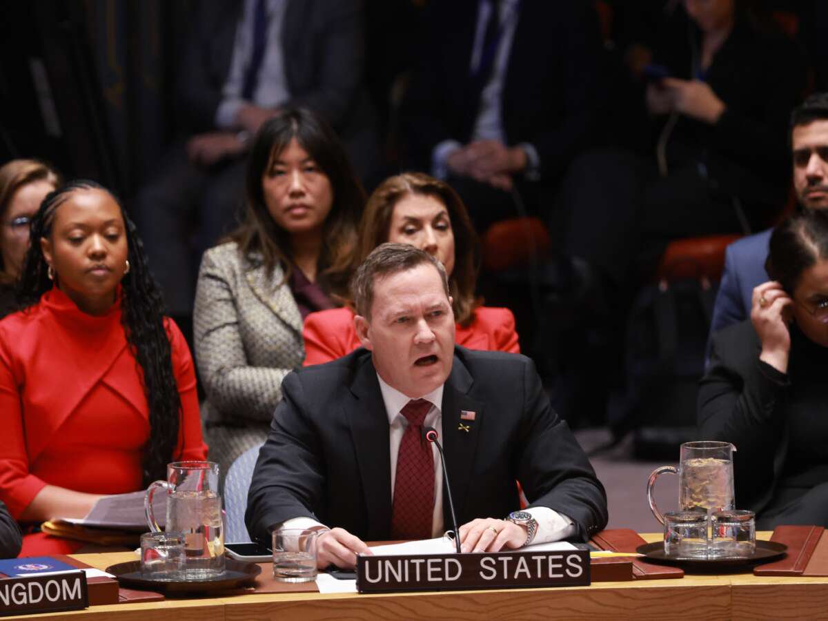 UN Envoy Waltz Says US’s Goal Is to Wipe Out “Rivals” in Western Hemisphere