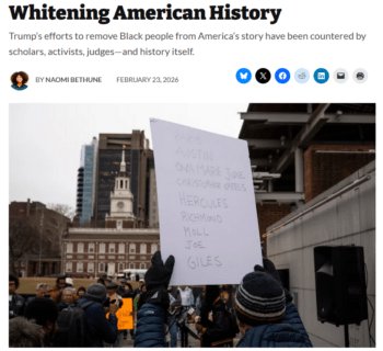 ‘Advocates Know How to Fight Attempts to Repress Black History’: CounterSpin interview with Naomi Bethune on anti-Black history