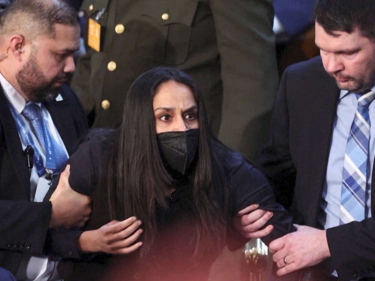 DHS Assault Victim Aliya Rahman Arrested at State of the Union Address