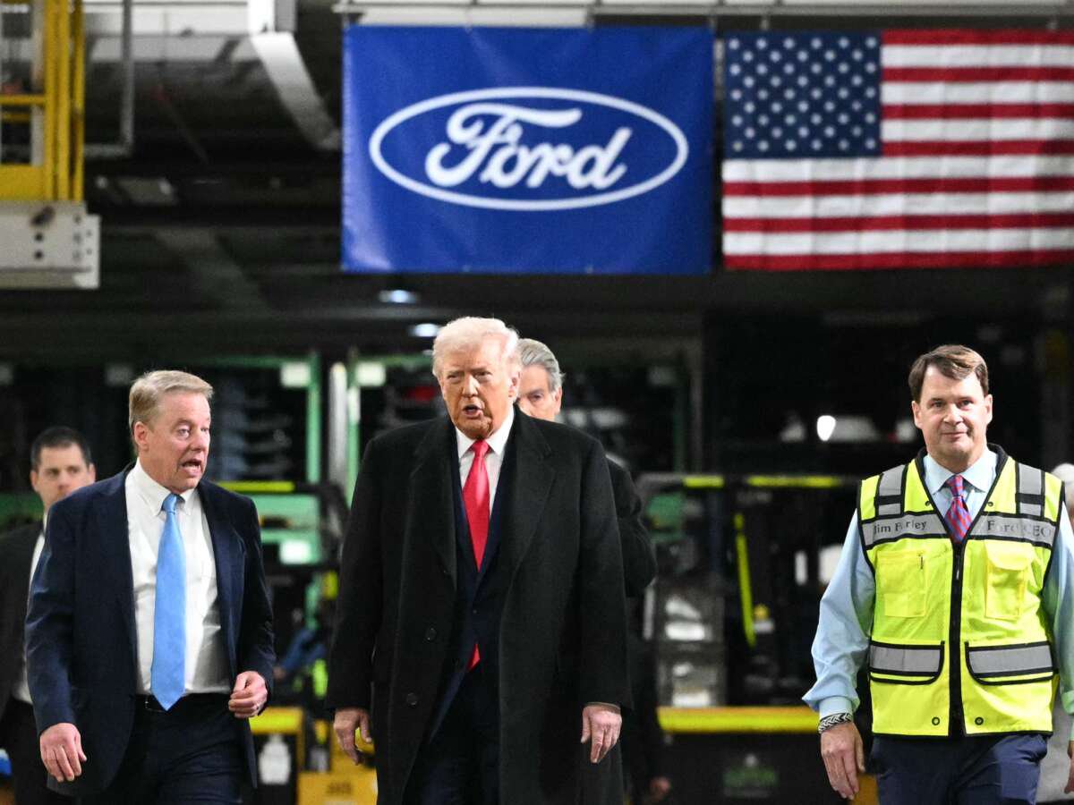Ford Plant Suspends Worker After Trump Flips Him Off