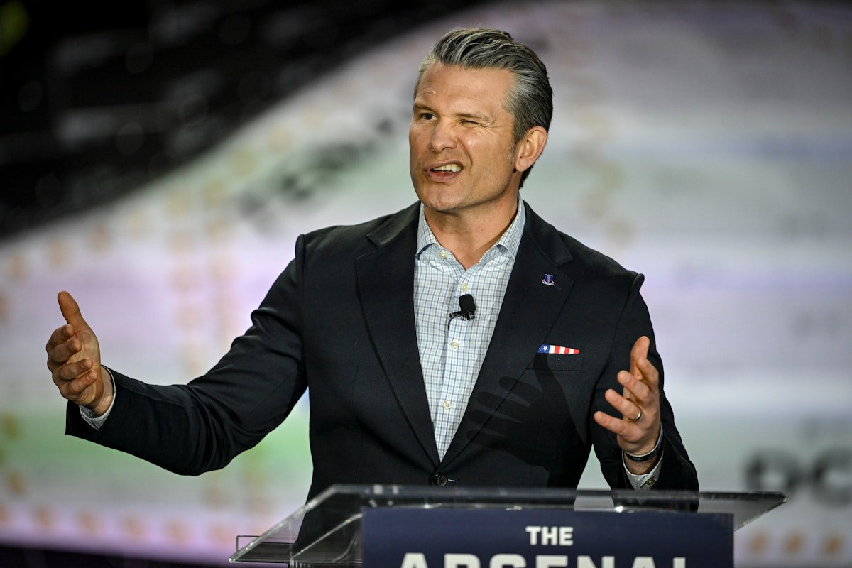 Pete Hegseth Blew Billions on Fruit Basket Stands, Chairs, and Crab